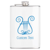 Flasques Blue Lyre (Devant)