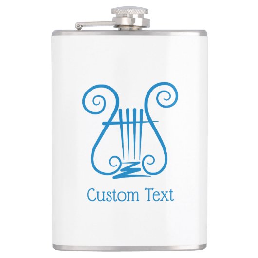 Flasques Blue Lyre (Devant)