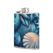 Flasques Blue Shells Beach Batik Starfish Sand Dollar (Gauche)