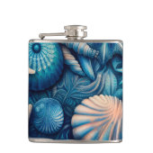 Flasques Blue Shells Beach Batik Starfish Sand Dollar (Devant)