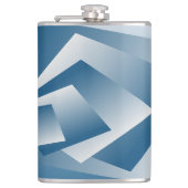 Flasques Blue Teal geometry (Devant)