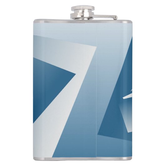 Flasques Blue Teal geometry (Dos)