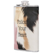 Flasques Blush Rose Blanc Or Noir Vachette Animal (Gauche)