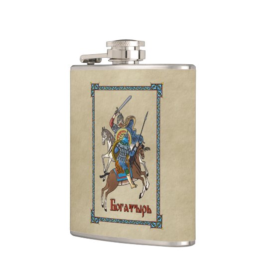 Flasques Bogatyr russe médiéval (Gauche)