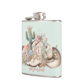 Flasques Boho désert cowgirl cowboy bottes de cowboy casque (Gauche)