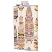 Flasques Boho Feathes : Motif Tribal sans Seamless (Gauche)