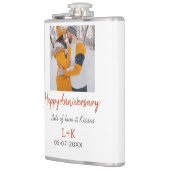 Flasques Boho moderne heureux anniversaire ajouter nom date (Gauche)