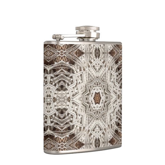 Flasques boho tropical chic tribal macrame crochet (Droite)