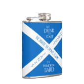 Flasques Boire à manger et toast Robbie Burns Scottish Flag (Droite)