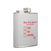 Flasques Boire de jour Humour drôle Drunk Test Booze Whiske (Droite)