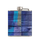 Flasques Bois bleu et rouge Vintage #2 (Dos)
