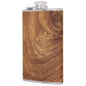 Flasques Bois de teck rustique en bois Texture Grain de boi (Gauche)