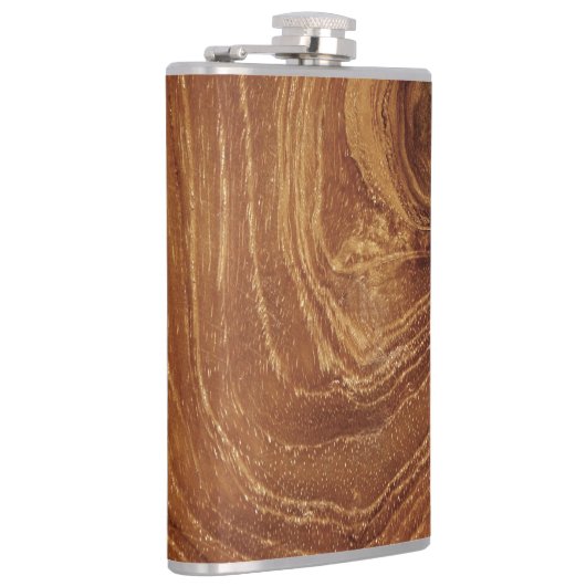 Flasques Bois de teck rustique en bois Texture Grain de boi (Droite)