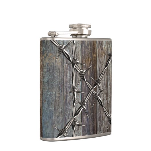 Flasques Bois et fils Barbed (Droite)