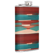 Flasques Bois et turquoise (Droite)