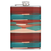 Flasques Bois et turquoise (Devant)