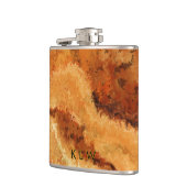 Flasques Bois imitation Burel Personnalisé  (Gauche)