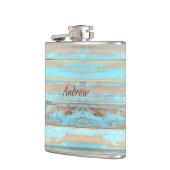 Flasques Bois peint bleu ancien (Gauche)