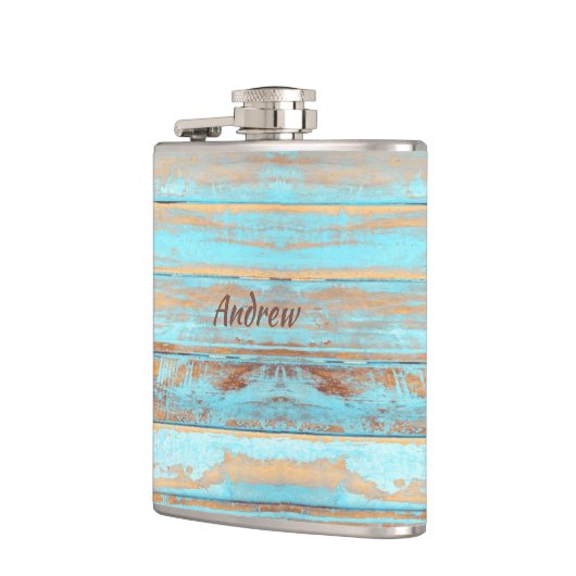 Flasques Bois peint bleu ancien (Gauche)