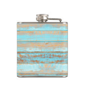 Flasques Bois peint bleu ancien (Dos)