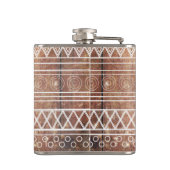 Flasques Bois tribal aztèque vintage (Dos)