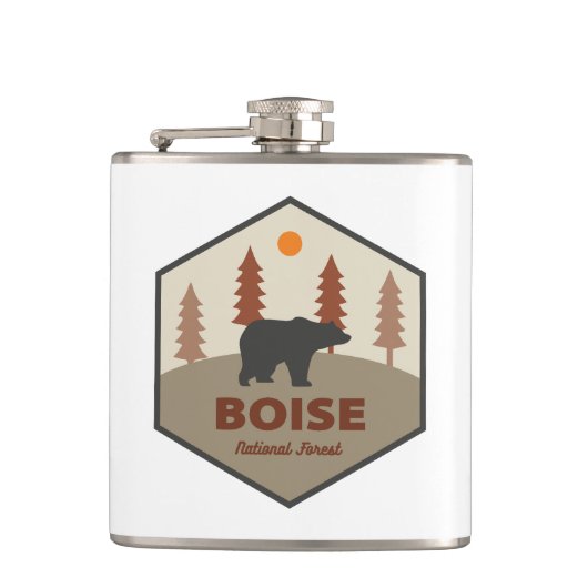 Flasques Boise Forêt Nationale Ours Idaho (Devant)