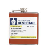 Flasques Boisson d'ordonnance amusante (Devant)