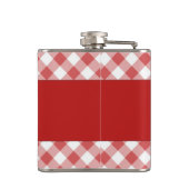 Flasques Boisson En vichy rouge (Dos)