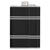 Flasques Boisson personnalisée avec monogramme initial clas (Dos)