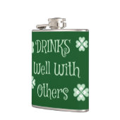 Flasques Boissons Saint Patricks Day Funny Green (Gauche)