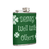 Flasques Boissons Saint Patricks Day Funny Green (Droite)