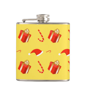 Flasques Boîte cadeau de Noël sucre de canne chapeau de Noë