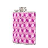Flasques Boîtes 3D Chrome - rose fuchsia (Gauche)