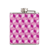 Flasques Boîtes 3D Chrome - rose fuchsia (Dos)