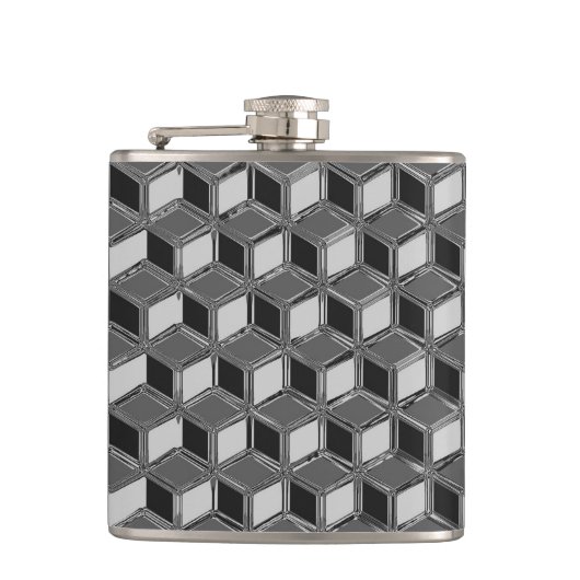 Flasques Boîtes Chrome 3-d - gris hématite (Devant)