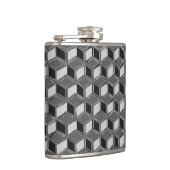 Flasques Boîtes Chrome 3-d - gris hématite (Droite)