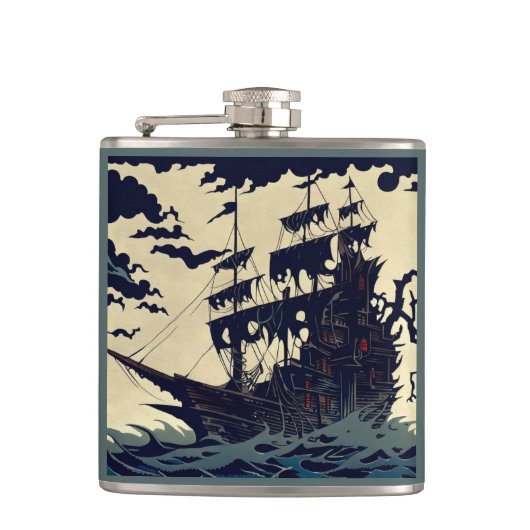 Flasques Boîtier de voilier hanté 1 (Devant)