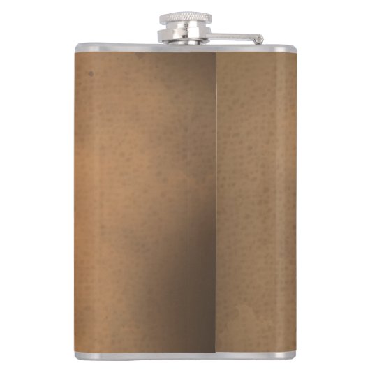 Flasques Boîtiers rustiques avec initiales (Dos)