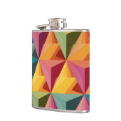 Flasques Bold Geometric Triangle Pattern  (Gauche)