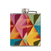 Flasques Bold Geometric Triangle Pattern  (Dos)