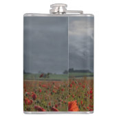 Flasques Bombe De Lancaster Sur Un Champ De Populations (Dos)