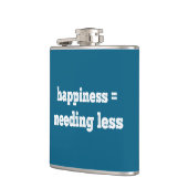 Flasques Bonheur = Besoin de moins (Gauche)