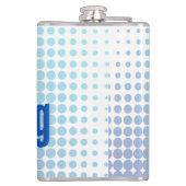Flasques Bonjour Blue Dots (Dos)