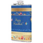 Flasques Bonne fête Hanoukka belle décoration (Gauche)