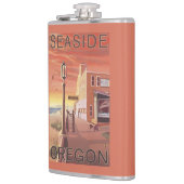 Flasques Bord de la mer, vue d'OregonAquarium (Gauche)