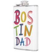 Flasques Bostin personnalisé Papa noir pays (Gauche)