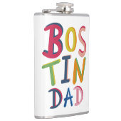 Flasques Bostin personnalisé Papa noir pays (Droite)