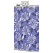 Flasques Botanique Violet Floral Line Art (Gauche)