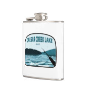 Flasques Botte de pêche de Caesar Creek Lake Ohio (Gauche)