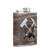 Flasques Bouclier de marteau de roche du géologue - Demi-dô (Droite)